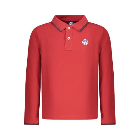 Polo à manches longues pour enfants North Sails, rouge - NORTH SAILS