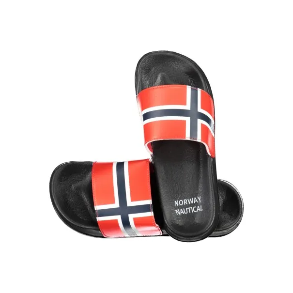 CHAUSSURES PANTOUFLES NOIRES POUR HOMMES NORVÈGE 1963 - NORWAY 1963
