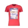 T-SHIRT À MANCHES COURTES CAVALLI CLASS HOMME ROUGE - CAVALLI CLASS