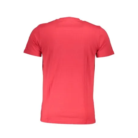 T-SHIRT À MANCHES COURTES CAVALLI CLASS HOMME ROUGE - CAVALLI CLASS