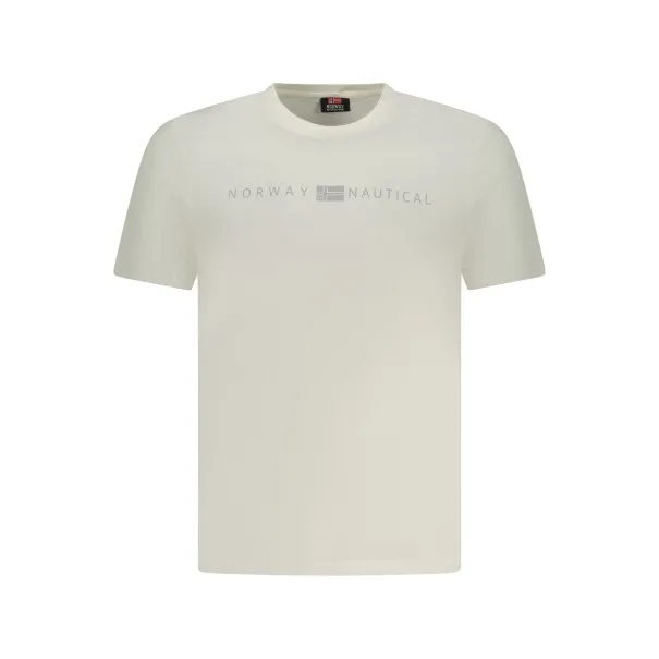 T-SHIRT MANCHES COURTES HOMME NORVÈGE 1963 BLANC - NORWAY 1963