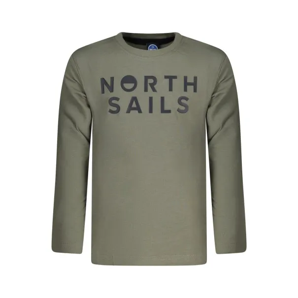 T-SHIRT À MANCHES LONGUES POUR ENFANTS NORTH SAILS, VERT - NORTH SAILS