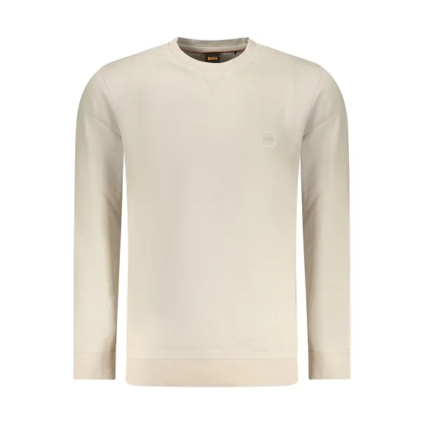 SWEAT-SHIRT BOSS HOMME À FERMETURE ÉCLAIR, BEIGE - BOSS
