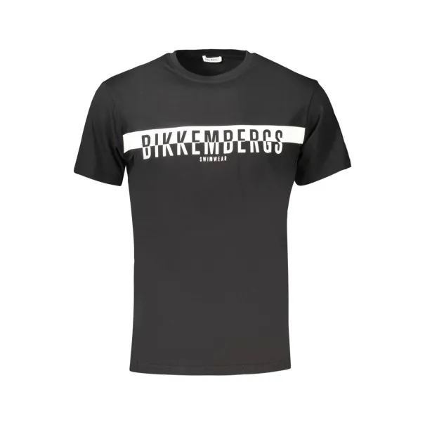 T-shirt à manches courtes pour homme BIKKEMBERGS, noir - BIKKEMBERGS