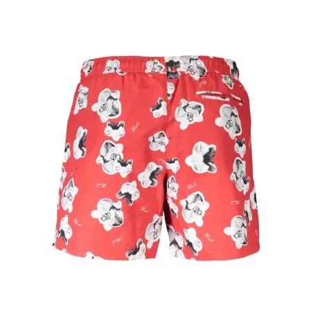 KARL LAGERFELD BEACHWEAR MAILLOT DE BAIN HOMME BAS ROUGE - KARL LAGERFELD BEACHWEAR