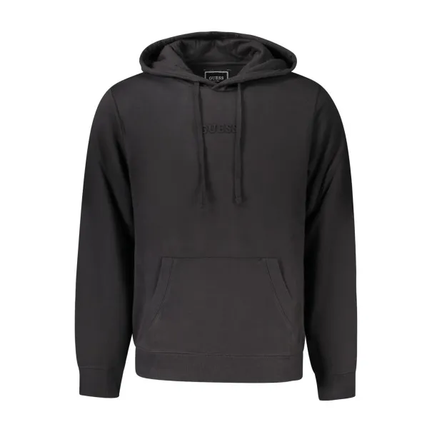 Sweat-shirt Guess Jeans sans fermeture éclair pour homme Noir - GUESS JEANS