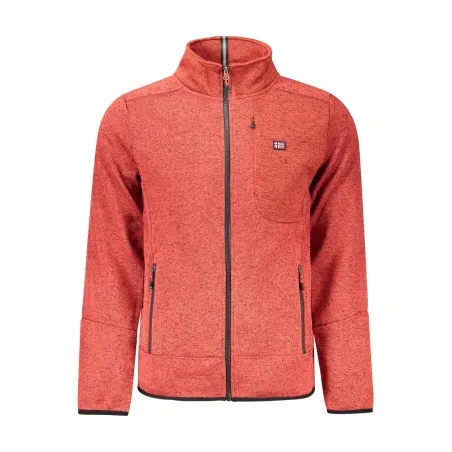 Sweat-shirt zippé rouge pour homme Norvège 1963 - NORWAY 1963