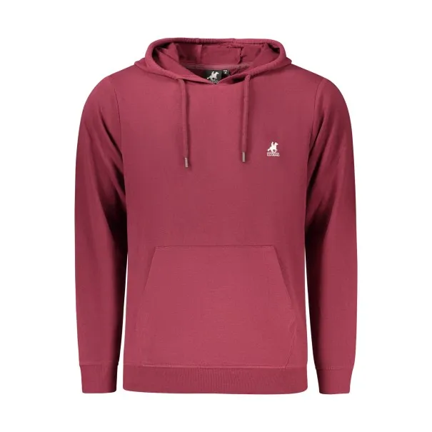 SWEAT-SHIRT ROUGE À FERMETURE ÉCLAIR POUR HOMME US GRAND - U.S. GRAND