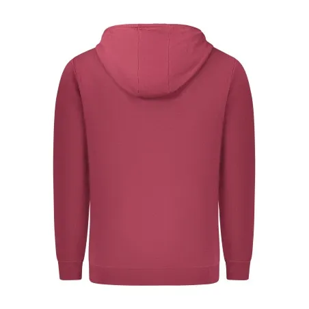 SWEAT-SHIRT ROUGE À FERMETURE ÉCLAIR POUR HOMME US GRAND - U.S. GRAND