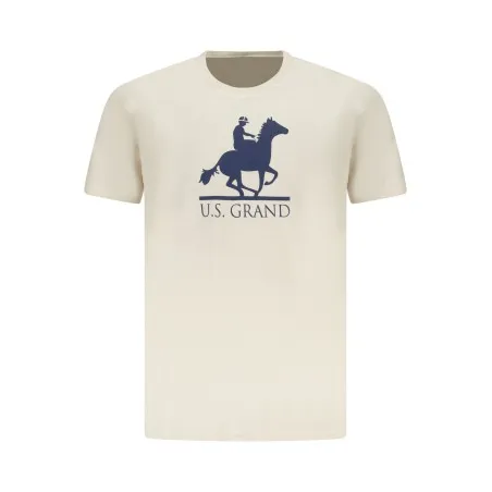 T-shirt beige à manches courtes pour homme US GRAND - U.S. GRAND