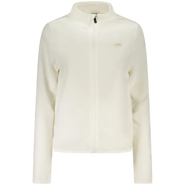 SWEAT-SHIRT FEMME BLANC À FERMETURE ÉCLAIR NORVÈGE 1963 - NORWAY 1963