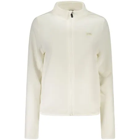 SWEAT-SHIRT FEMME BLANC À FERMETURE ÉCLAIR NORVÈGE 1963 - NORWAY 1963