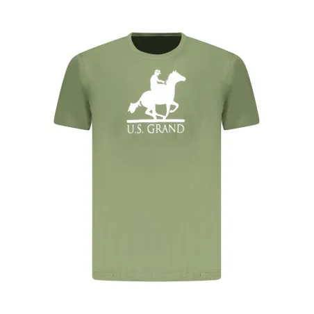 T-shirt vert à manches courtes pour homme US GRAND - U.S. GRAND