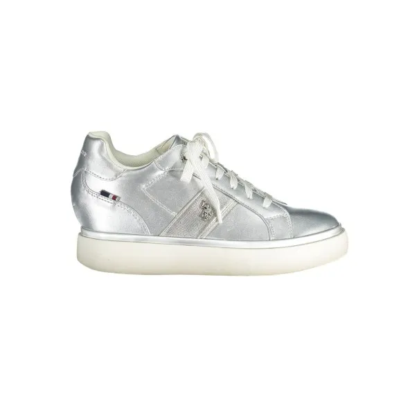US POLO ASSN. CHAUSSURES DE SPORT FEMME ARGENTÉES - U.S. POLO ASSN