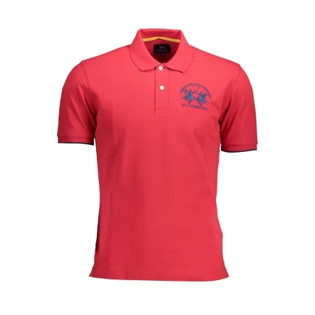 POLO HOMME LA MARTINA ROUGE À MANCHES COURTES - LA MARTINA