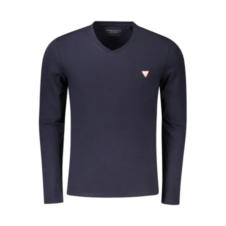 T-SHIRT MANCHES LONGUES GUESS JEANS HOMME BLEU - GUESS JEANS