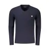 T-SHIRT MANCHES LONGUES GUESS JEANS HOMME BLEU - GUESS JEANS
