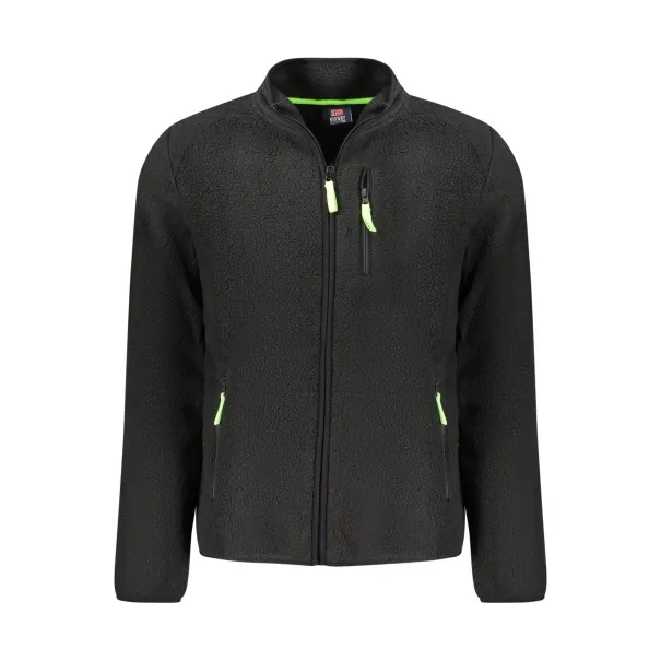 Sweat-shirt zippé noir pour homme Norvège 1963 - NORWAY 1963