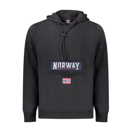 Sweat-shirt zippé noir pour homme Norvège 1963 - NORWAY 1963