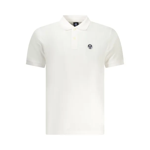 Polo blanc à manches courtes pour homme North Sails - NORTH SAILS
