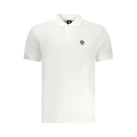 Polo blanc à manches courtes pour homme North Sails - NORTH SAILS
