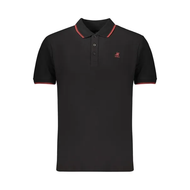 Chemise polo US Grand Polo à manches courtes pour homme, noire - U.S. GRAND