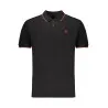 Chemise polo US Grand Polo à manches courtes pour homme, noire - U.S. GRAND
