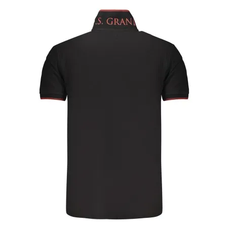 Chemise polo US Grand Polo à manches courtes pour homme, noire - U.S. GRAND