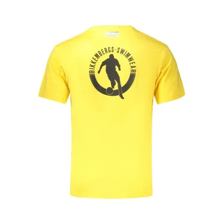T-shirt à manches courtes pour homme BIKKEMBERGS, jaune - BIKKEMBERGS