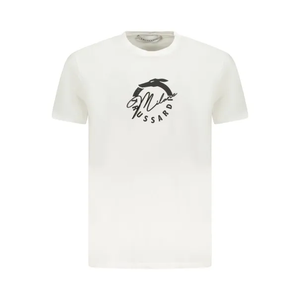 T-SHIRT À MANCHES COURTES TRUSSARDI HOMME BLANC - Trussardi