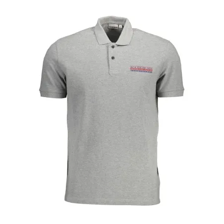 NAPAPIJRI POLO MANCHES COURTES HOMME GRIS - NAPAPIJRI