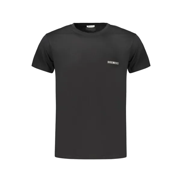 T-shirt à manches courtes pour homme BIKKEMBERGS, noir - BIKKEMBERGS