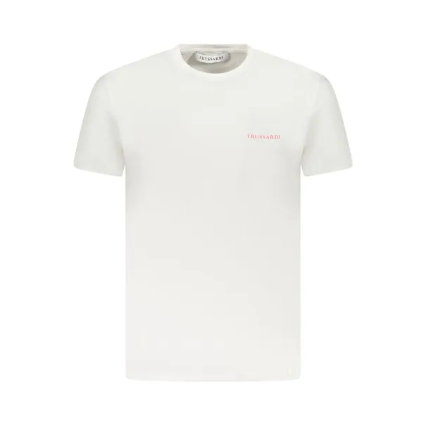 T-SHIRT À MANCHES COURTES TRUSSARDI HOMME BLANC - Trussardi
