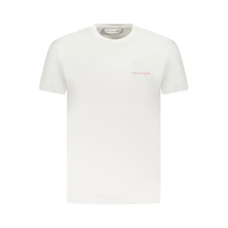 T-SHIRT À MANCHES COURTES TRUSSARDI HOMME BLANC - Trussardi