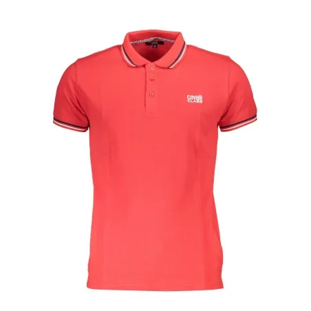 CAVALLI CLASS POLO MANCHES COURTES HOMME ROUGE - CAVALLI CLASS