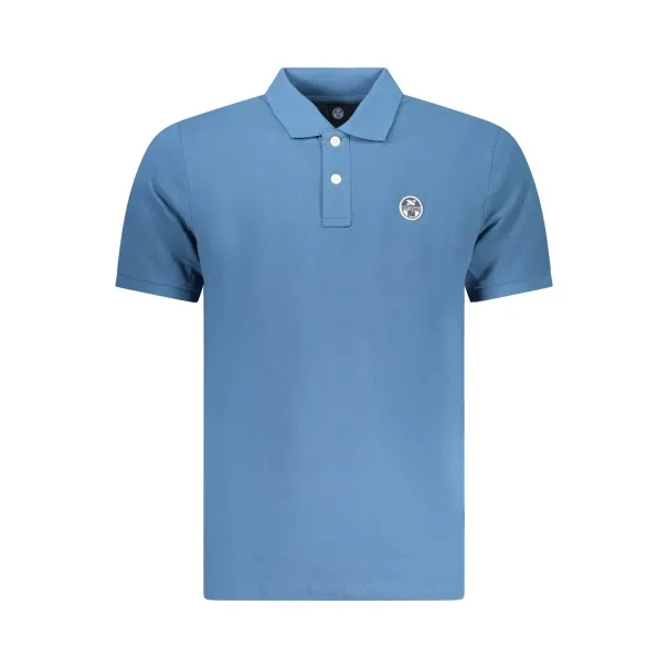 Polo à manches courtes pour homme North Sails, bleu - NORTH SAILS