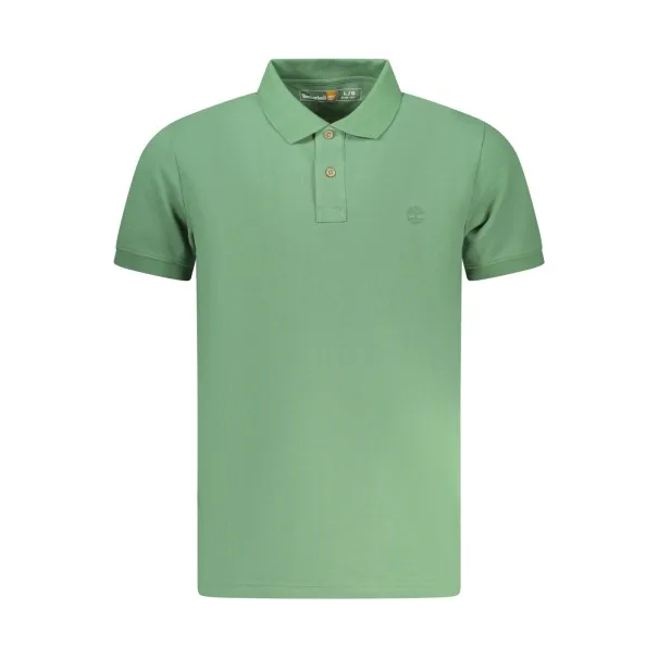 POLO À MANCHES COURTES VERT POUR HOMME TIMBERLAND - TIMBERLAND