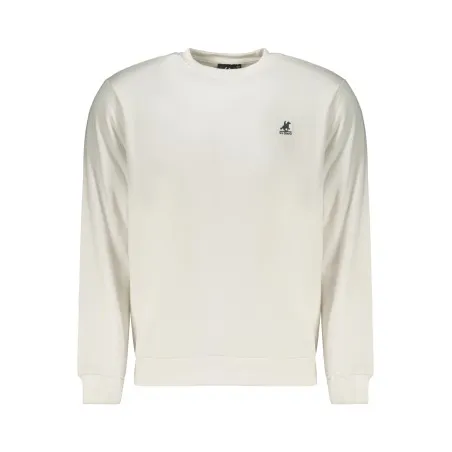 SWEAT-SHIRT BLANC À FERMETURE ÉCLAIR POUR HOMME US GRAND - U.S. GRAND