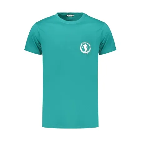 T-shirt vert à manches courtes pour homme BIKKEMBERGS - BIKKEMBERGS