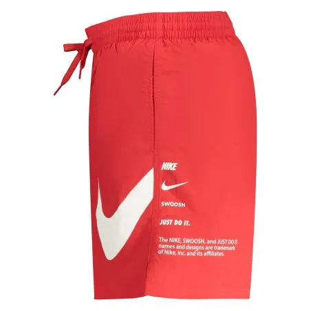 MAILLOT DE BAIN NIKE HOMME À FOND ROUGE - NIKE