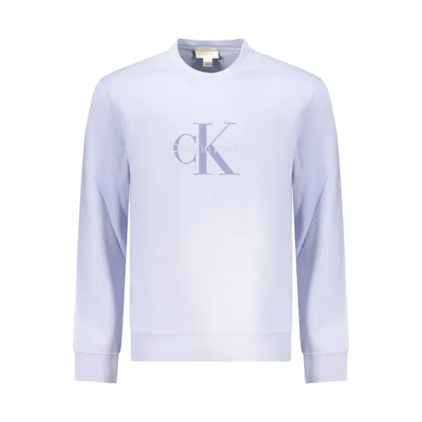 SWEAT-SHIRT FERMÉ VIOLET POUR HOMME CALVIN KLEIN - CALVIN KLEIN