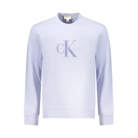 SWEAT-SHIRT FERMÉ VIOLET POUR HOMME CALVIN KLEIN - CALVIN KLEIN