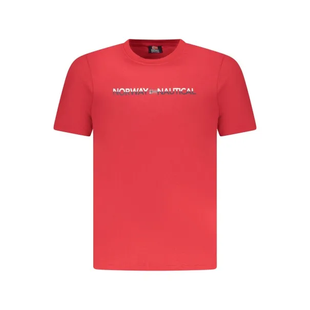 T-SHIRT À MANCHES COURTES POUR HOMME NORVÈGE 1963 ROUGE - NORWAY 1963