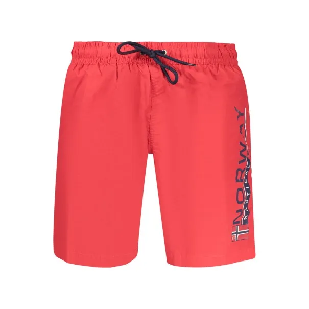 Short de Bain Rouge Taille M à 2XL Marque NORWAY 1963 pour Homme - NORWAY 1963