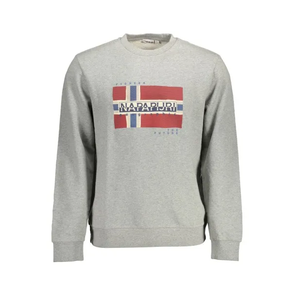 NAPAPIJRI SWEAT SANS ZIP HOMME GRIS - NAPAPIJRI