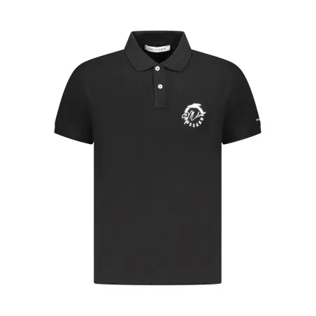 POLO HOMME À MANCHES COURTES TRUSSARDI NOIR - Trussardi