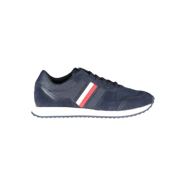 CHAUSSURES DE SPORT POUR HOMMES TOMMY HILFIGER BLEUES - TOMMY HILFIGER