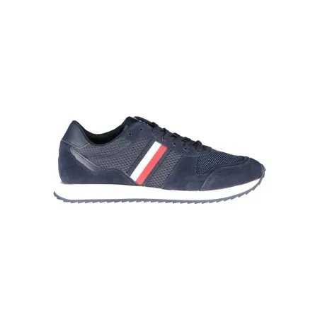 CHAUSSURES DE SPORT POUR HOMMES TOMMY HILFIGER BLEUES - TOMMY HILFIGER