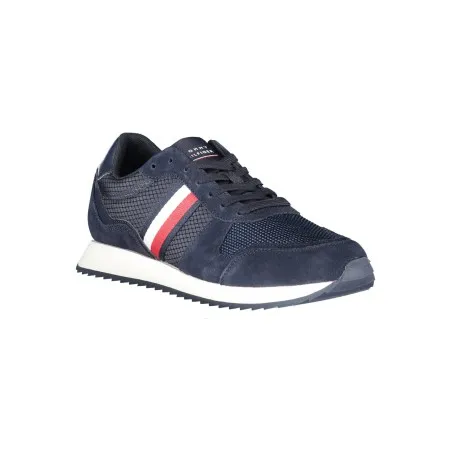 CHAUSSURES DE SPORT POUR HOMMES TOMMY HILFIGER BLEUES - TOMMY HILFIGER