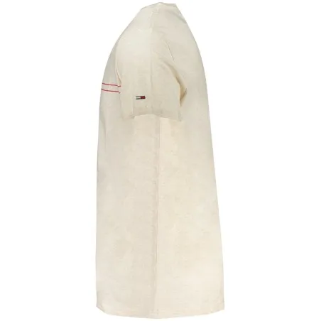 T-SHIRT À MANCHES COURTES TOMMY HILFIGER HOMME BEIGE - TOMMY HILFIGER